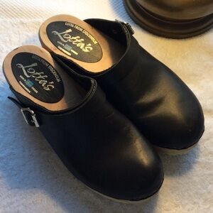 Lotta From Stockholm Black Clogs Ladies size 40